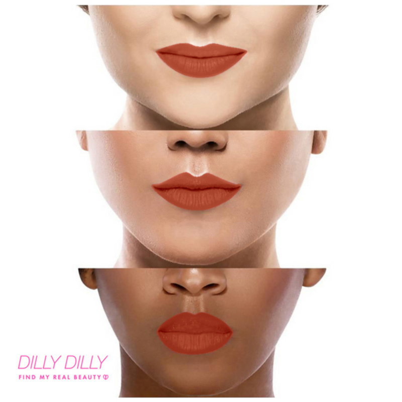 DillyDilly Cosmetics Love Velvet Moisture Liquid Lip Gloss Step 6. YOUR SMILE / 0.15 oz