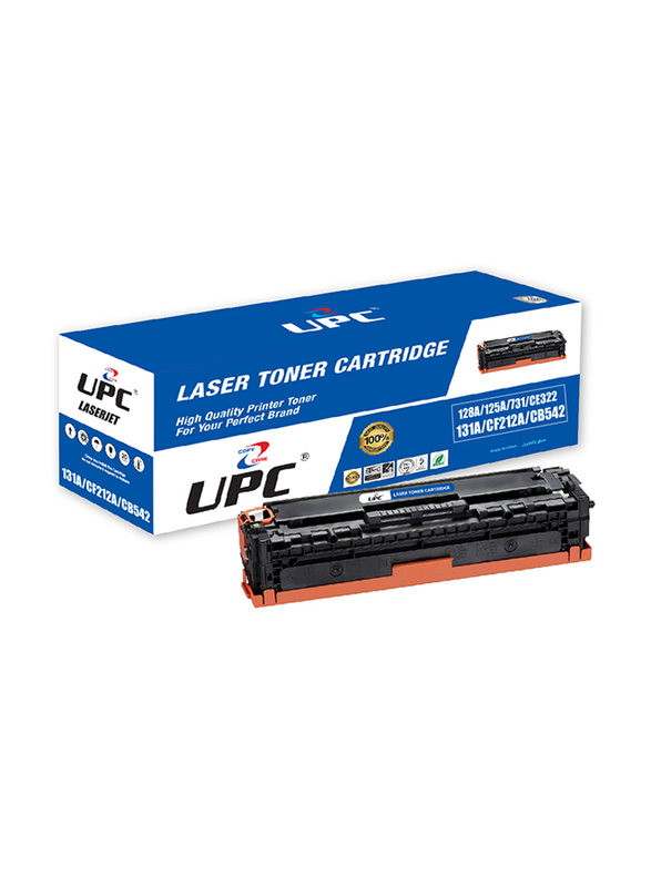 UPC 131A CF212A 128A/125A/731/CB542/CE322 Yellow Laser Toner Cartridge
