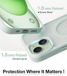 Torras UPRO  Pstand Series (X00RP109K017) Case For  iPhone 15 Light Green