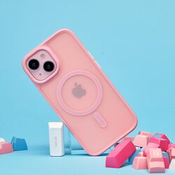 Torras Guardian Magnetic Series (X00FX0869) Case For iPhone 15 Light Pink