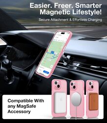 Torras Guardian Magnetic Series (X00FX0869) Case For iPhone 15 Light Pink