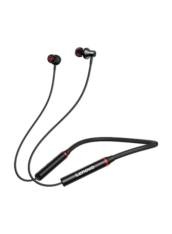 

Lenovo HE05X Bluetooth/Wireless In-Ear Neckband Earphones, Black