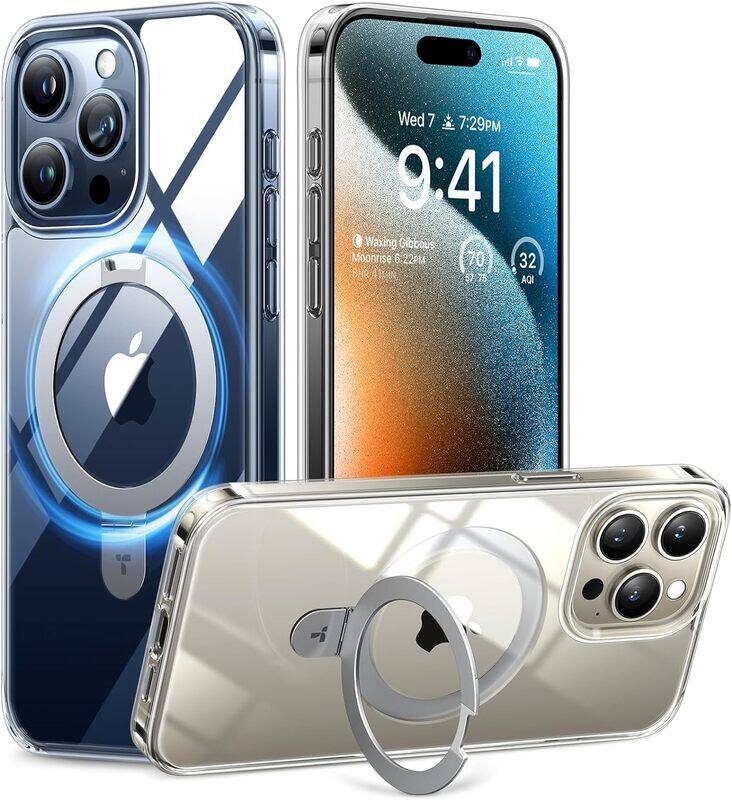 

Torras UPRO Ostand Clear Series (X00FX0444) Case For iPhone 15 Pro Max Clear