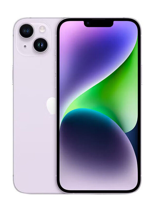 

Apple iPhone 14 512GB Purple, With FaceTime, 6GB RAM, 5G, Single Sim Smartphone, Middle East Version
