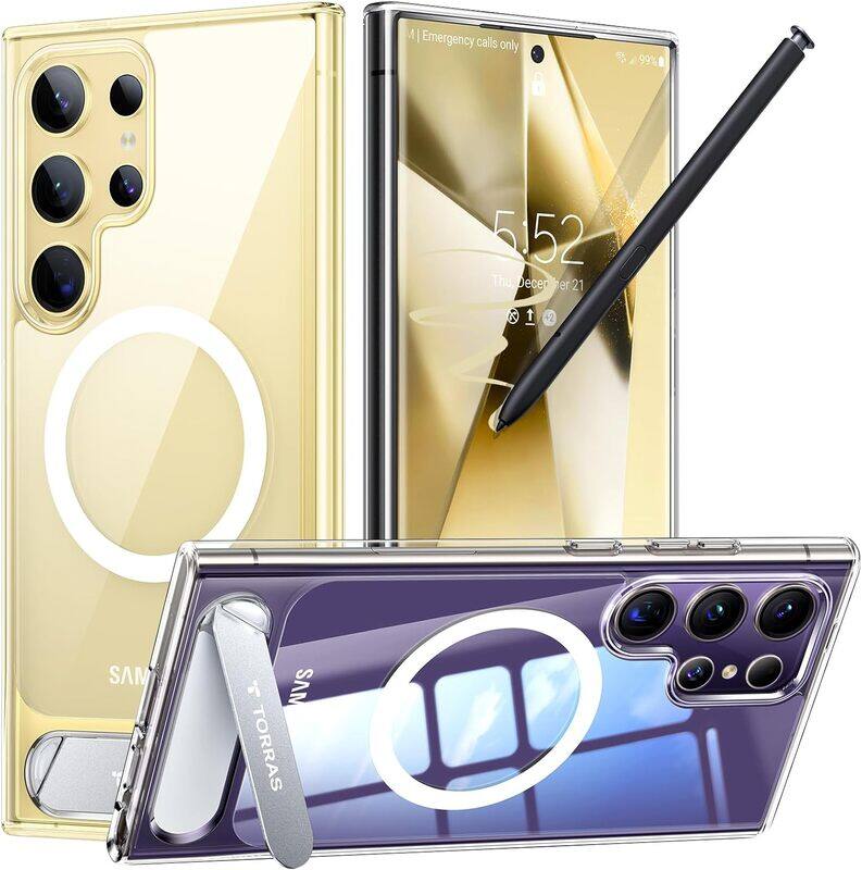 

Torras UPRO Pstand Series (X00FX1281) Case For Samsung S24 Ultra Clear