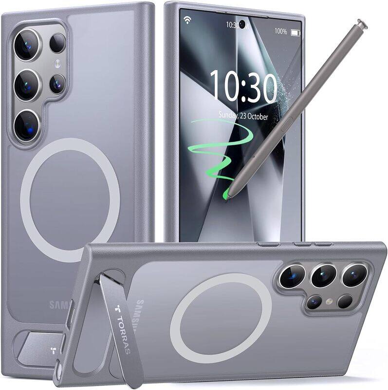 

Torras UPRO Pstand Series (X00RP109K016) Case For Samsung S24 Ultra Grey