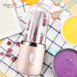 Deerma 400ml USB Rechargeable Mini Blender with Juicer Cup, 140W, NU05, Pink