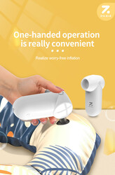 Zolele EV01 Portable Handheld Vacuum Sealing Machine with 20pcs Vacuum Sealer Bags Food Preservation 65kPa Suction Force Multifunctional Food Sealer - White