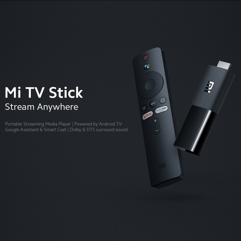 Xiaomi Mi Android TV Stick with Built-In-Chromecast, Black