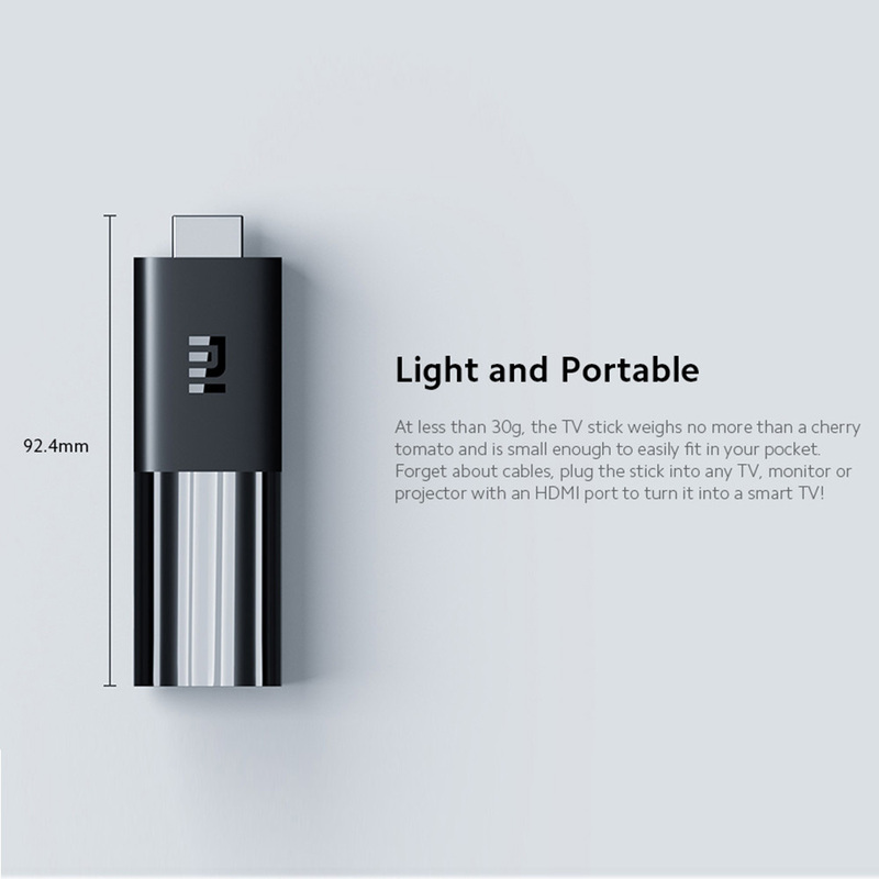 Xiaomi Mi Android TV Stick with Built-In-Chromecast, Black