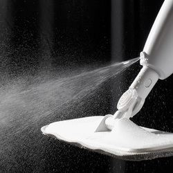 Deerma 350ml Water Spray Mop Dust Collector 360° Rotating Tank Waxing Mop, TB500, White/Black