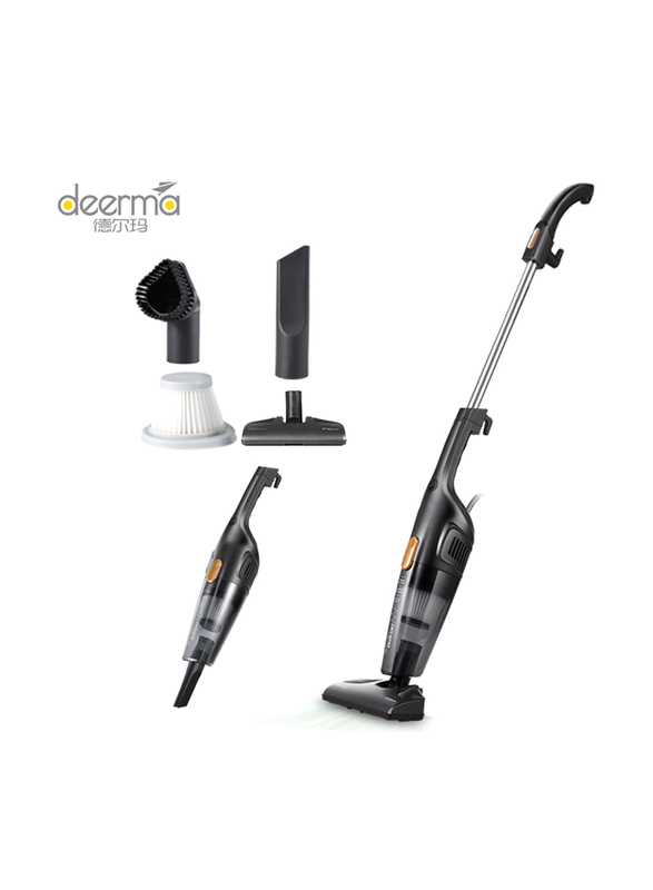 Deerma 2-in-1 Lightweight Handheld Vacuum Cleaner, 600W, DX115C, Black