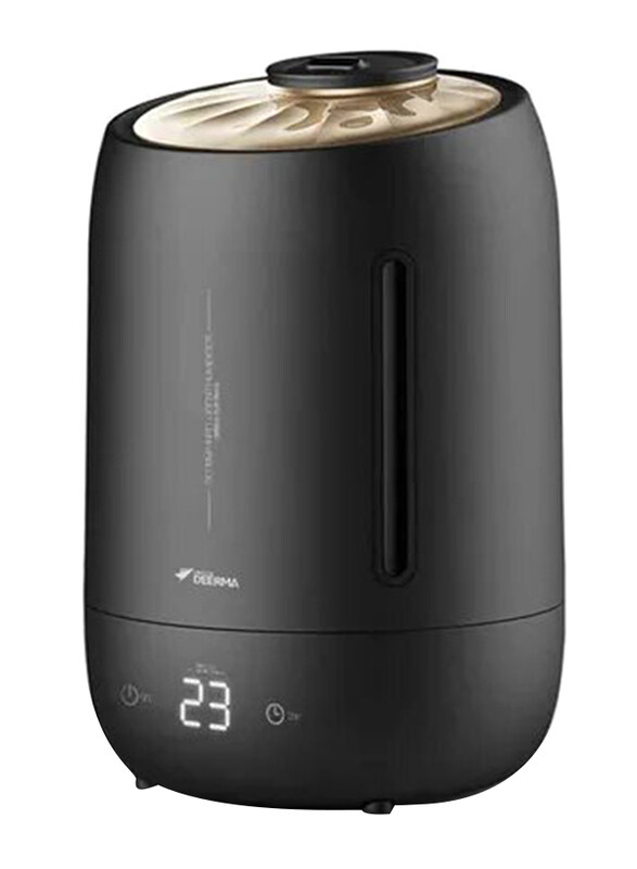 Deerma Ultrasonic Humidifier Aromatherapy Oil Diffuser, 5L, F600S, Black