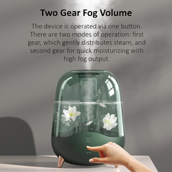 Deerma F329 Crystal Clear Ultrasonic Cool Mist Humidifier, 5L, Green