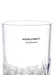 Royalford 410ml Crystal Acrylic Glass, Clear