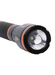 Geepas 150 Lumens Waterproof LED Flashlight, GFL4659, Black/Orange
