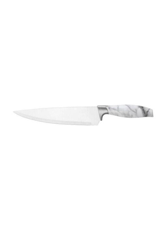 

Royalford 8-inch Marble Designed Chef Knife, RF9532, White/Black