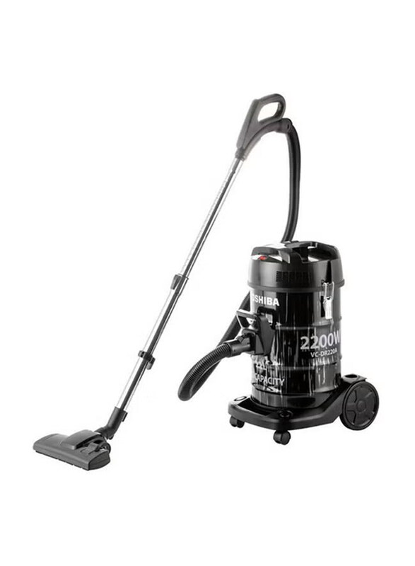 

Toshiba Drum Vacuum Cleaner, 22L, 2200W, VC-DR220ABF(G), Black/Grey