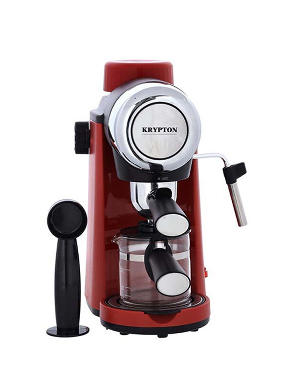 

Krypton 0.24L Espresso Coffee Machine, 800W, KNCM6319, Red