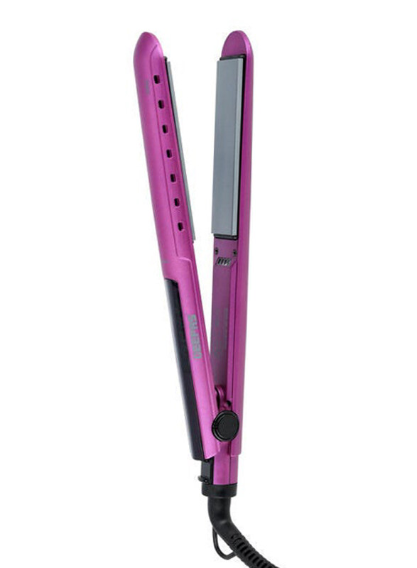 

Geepas Easy-Pro 230 Ceramic Coated Plates Straightener with Ionic Function and Digital Display Temperature Control, 28cm, GHS86048, Pink