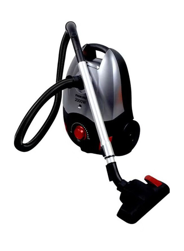 

Nikai Corded Canister Vacuum Cleaner, 3.5L 2000W NVC9260A1, Black/Silver/Red