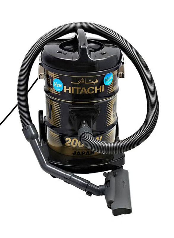 

Hitachi Corded Cylinder Vacuum Cleaner, 2100W CV-950F, Black