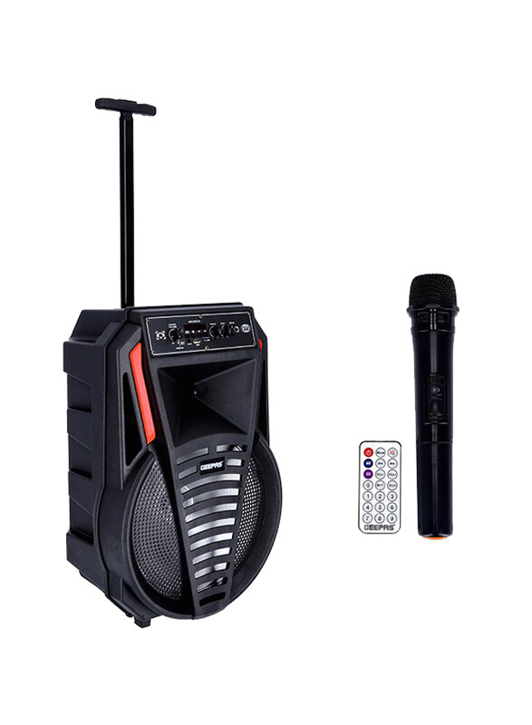 

Geepas Rechargeable Speaker, GMS11188, Red/Black
