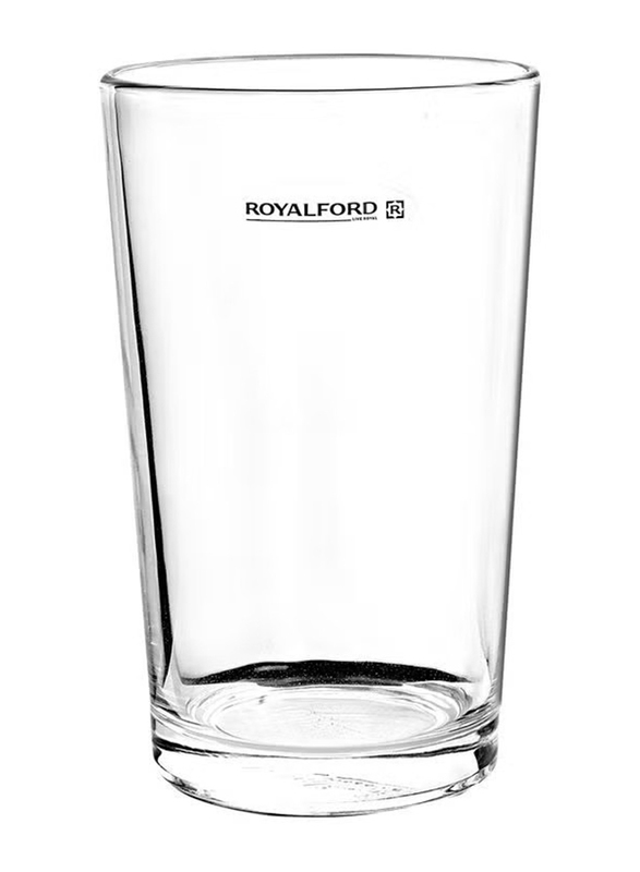 Royalford 6-Piece Tumbler Glass Set, RF6777-1, Clear