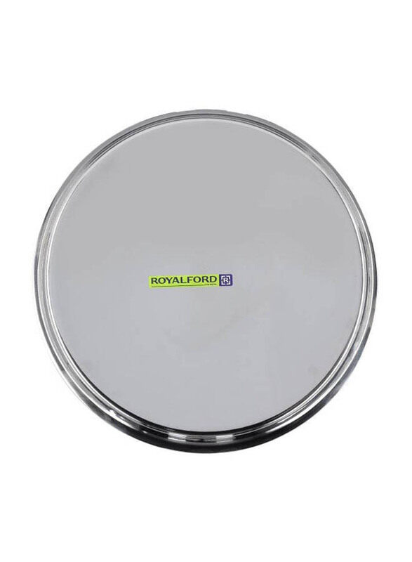 

Royalford 13-inch Stainless Steel Thali, RF5340, Silver