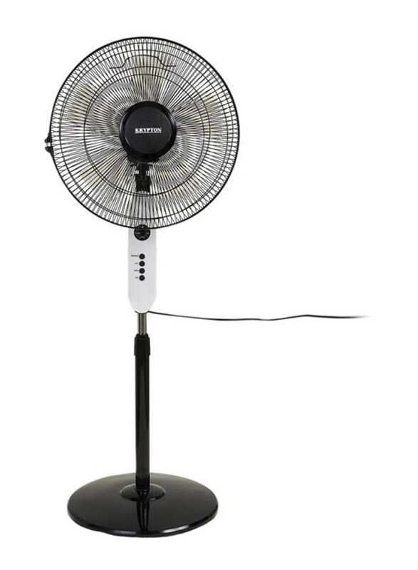 

Krypton Stand Fan with Remote Control, KNF6113, Black/White