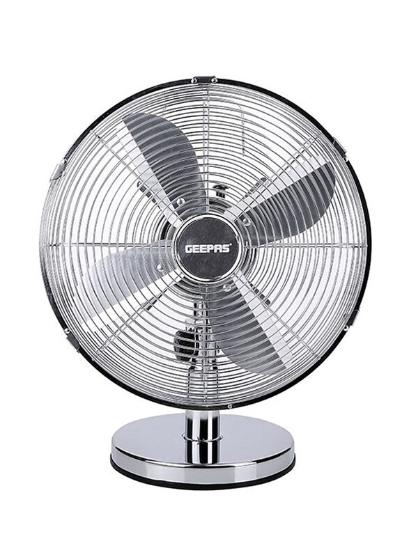 

Geepas Metal Table Fan, GF9610, Black/Silver