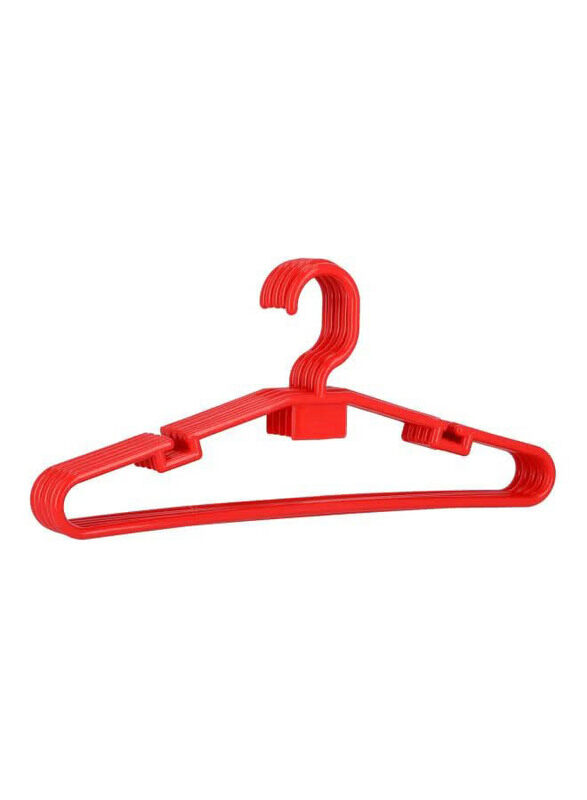 

Royalford 5-Piece Plastic Hanger, 42cm, Red