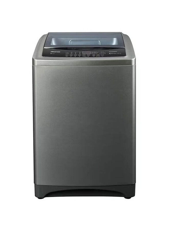 

Hisense 8Kg Top Loading Washing Machine, 220W, WTJA802T, Grey