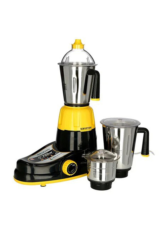 

Krypton 3-In-1 Powerful Mixer Grinder, 750W, KNB6206, Multicolour