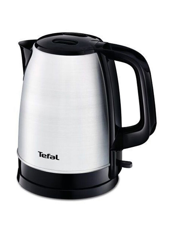 

Tefal 1.7L Stainless Steel Electric Kettle, 2400W, KI150D27, Black/Silver