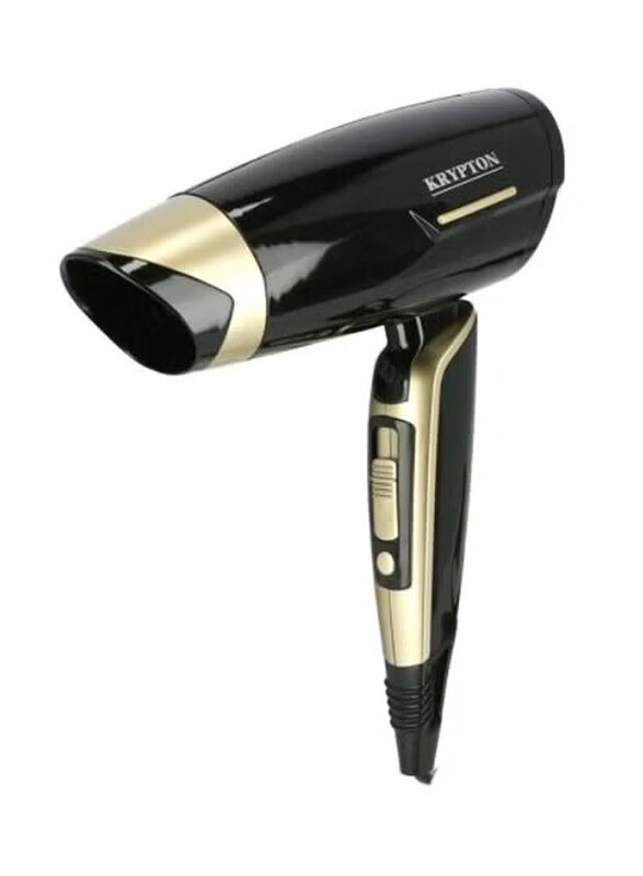 

Krypton Hair Dryer, KNH6056, Black/Gold