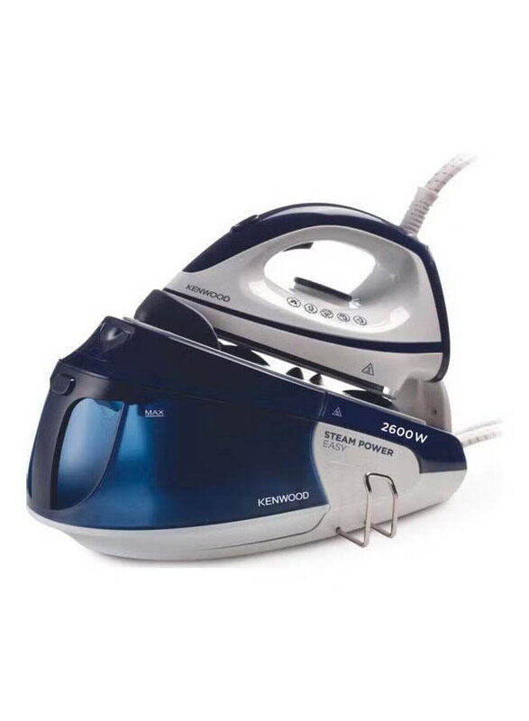 

Kenwood 1.8L Ceramic Steam Station, 2600W, SSP20.000WB, White/Blue