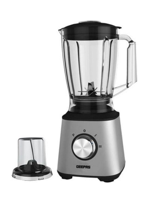 

Geepas 1.5L 2 In 1 Super Blender with Unbreakable Jar, 800W, GSB5446, Black/Silver