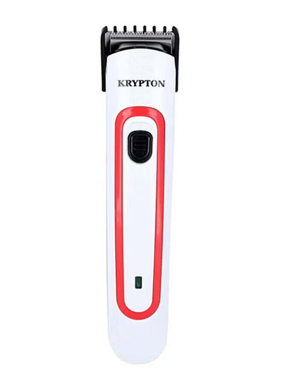 

Krypton Rechargeable Hair Trimmer, KNTR5295, White/Black/Red