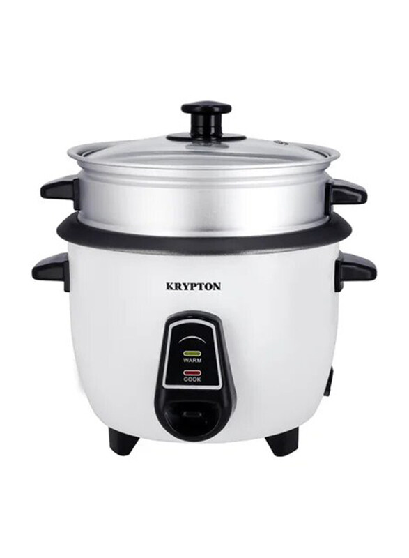 

Krypton 1L Electric Rice Cooker, 450W, KNRC6055N, Silver