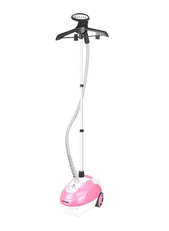 

Sonashi Free Standing Garment Steamer with Handheld Steam Iron, 1700W, SGS-321, Pink