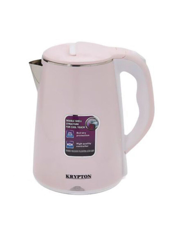 

Krypton 1.8L Electric Kettle, 1500W, KNK6062N, Pink