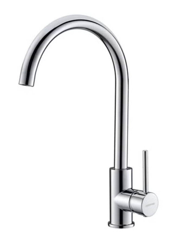 

Geepas Single Lever Bathroom Sink Mixer, Silver