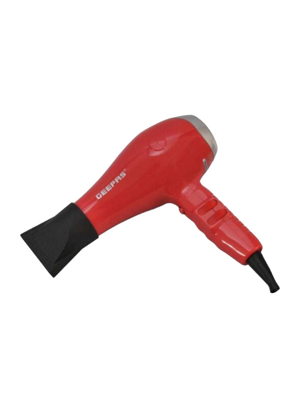 

Geepas Beauty Hair Dryer, 1500W, GHD86018, Red/Black