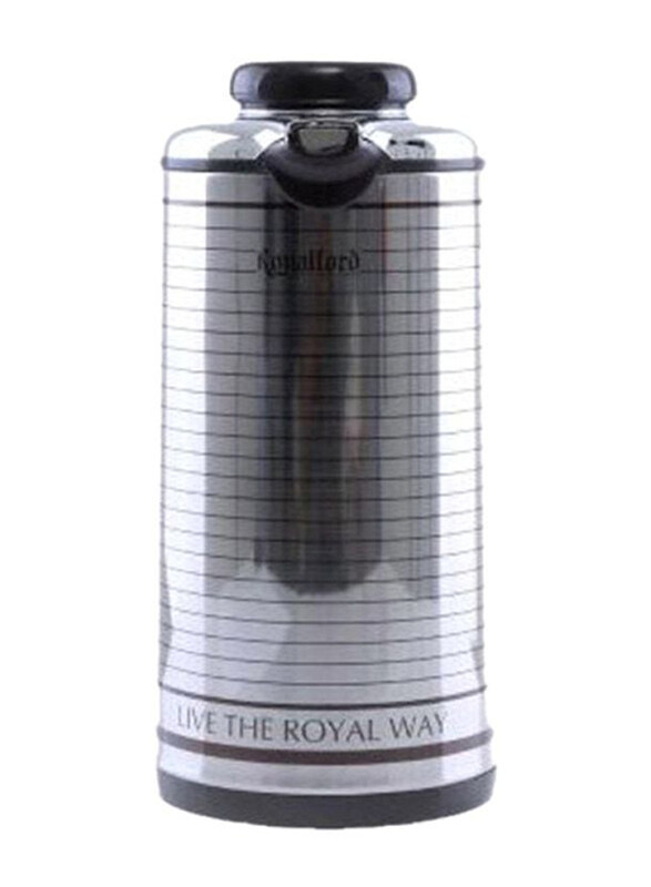 

Royalford 1 Ltr Vacuum Flask, Silver/Black