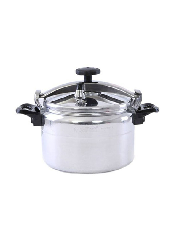 

Royalford 7 Ltr Pressure Cooker, RF358PC7, Silver/Black