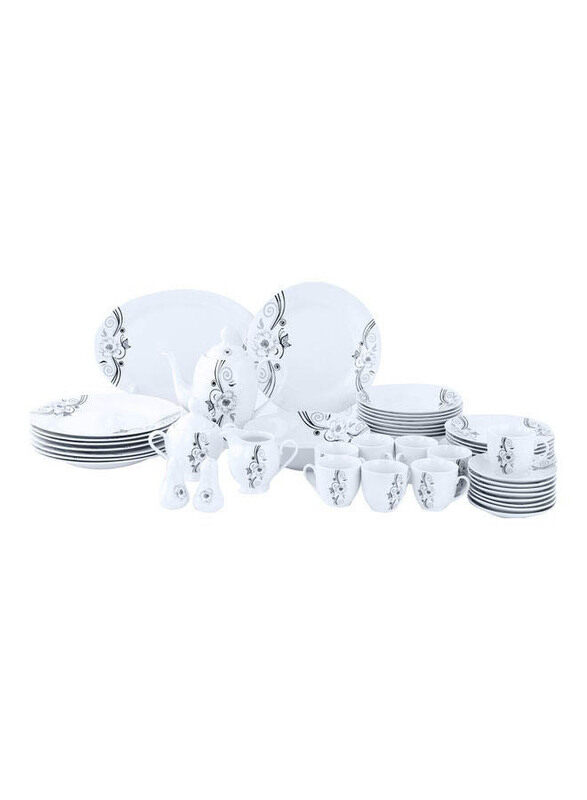 

Royalford 49-Piece Floria Porcelain Dinner Set, 46 x 37.8 x 31cm, Multicolour