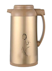 Geepas 1.3 Ltr Hot & Cold Vaccum Flask, GVF27012, Gold