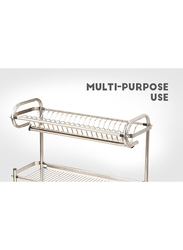 Royalford 3 Tier Dish Rack, Silver