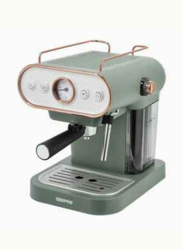 

Geepas 1L 3-in-1 Espresso Coffee Maker, 1050W, GCM41514, Green/White